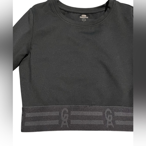 NWOT Good American Icon black crop top. Size 0. - Picture 5 of 5